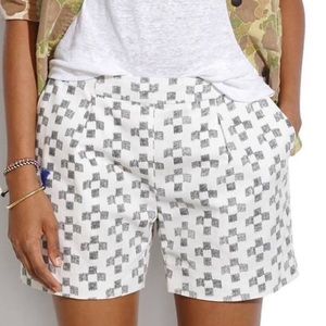 Madewell Crosshatch Ikat Shorts
